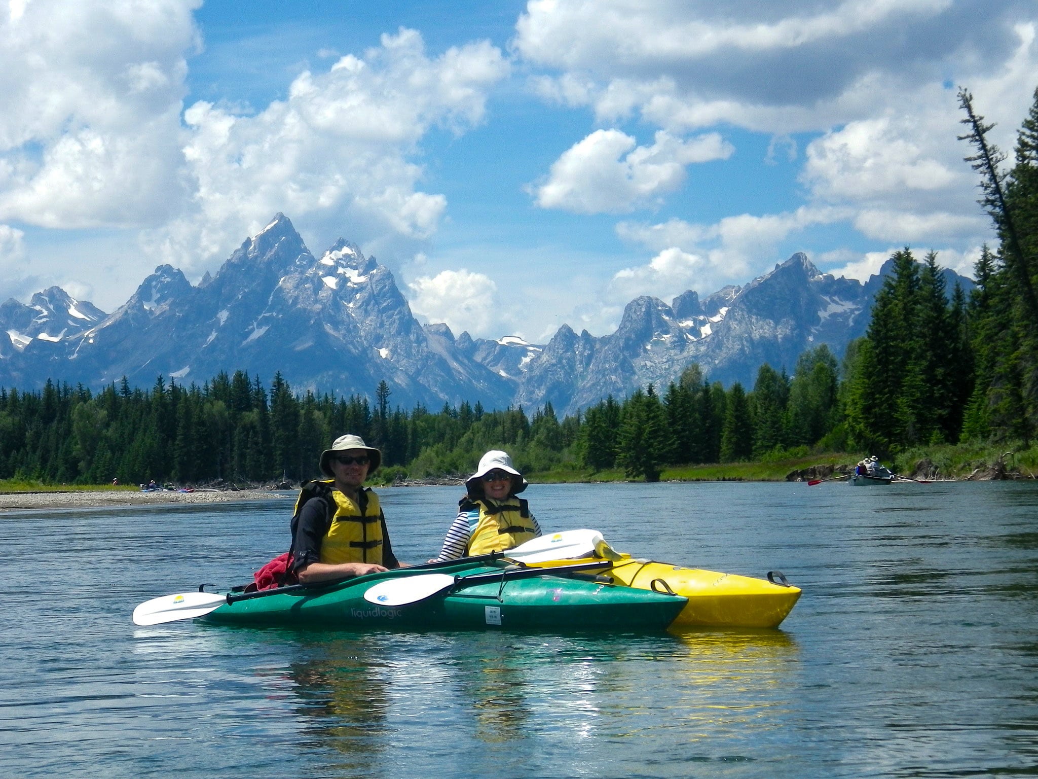 Kayaking on the Snake River