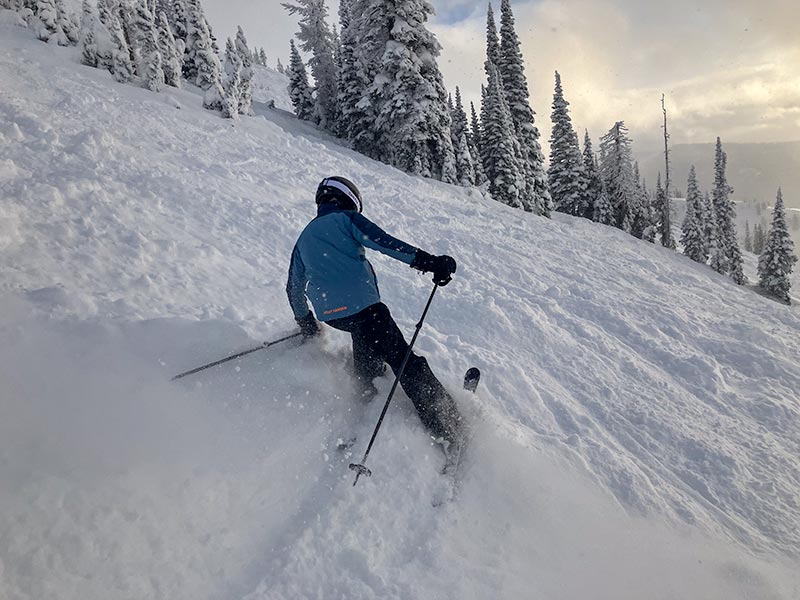 Skiing at Grand Targhee