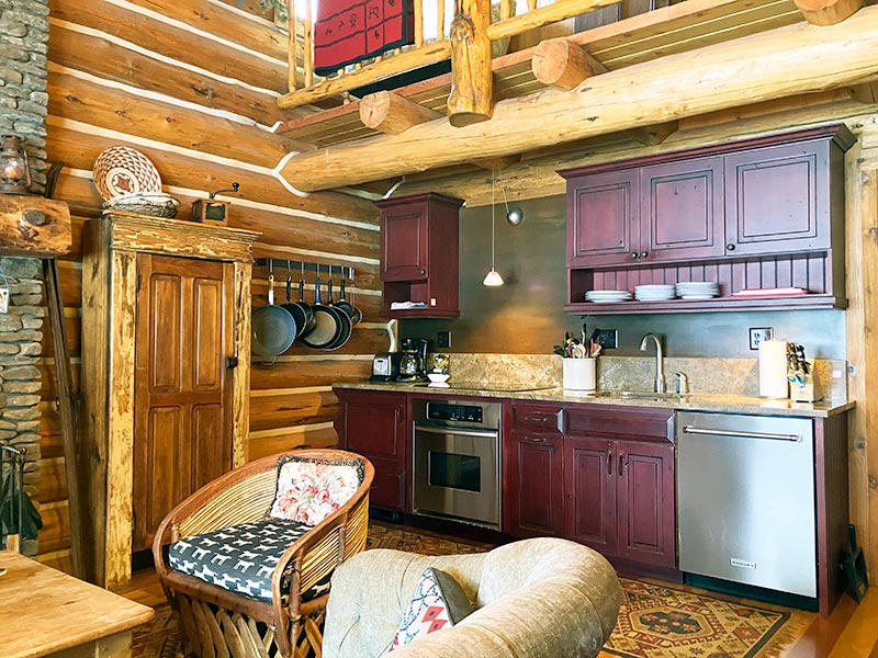 Colter Cabin kitchen