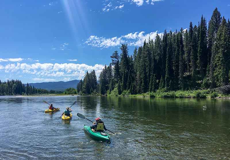 Floating the Snake River